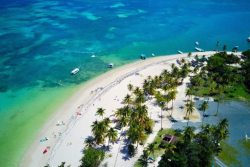 Tobago - Caribbean. Beach aerial. 