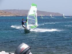 Kalafatis Bay, Mykonos - Windsurf Holiday Greek Islands.