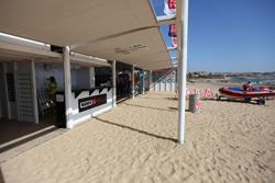 Sotavento, Fuerteventura - Canary Islands. Windsurf centre Costa Calma Beach.
