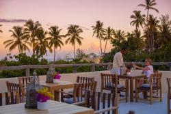 Zanzibar - Africa. White Sand Luxury Villas and Spa terrace.