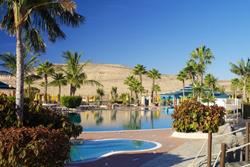 Playa Esmeralda Costa Calma - Fuerteventura. Swimming pool.